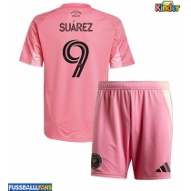 Inter Miami Luis Suarez #9 Heimtrikotsatz Kinder 2025-26 Kurzarm (+ Kurze Hosen)
